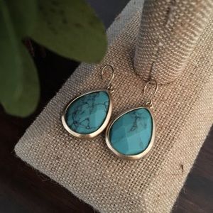 Chloe + Isabel Turquoise Minaret Teardrop Earrings